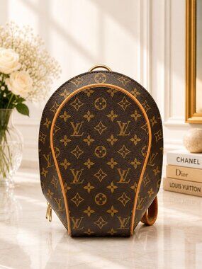 Authentic Louis Vuitton Ellipse Sac A Dos Monogram Canvas Backpack Bag